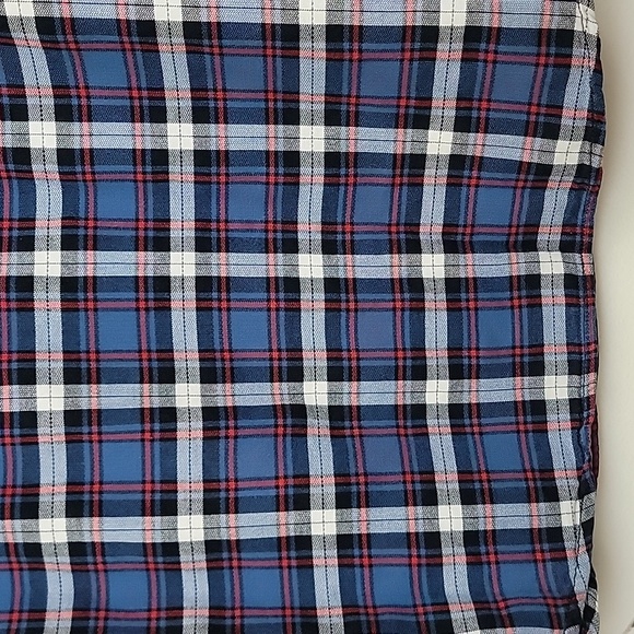 American Rag Blue, Red & White Plaid Cotton Shirt Mens L - Picture 14 of 14